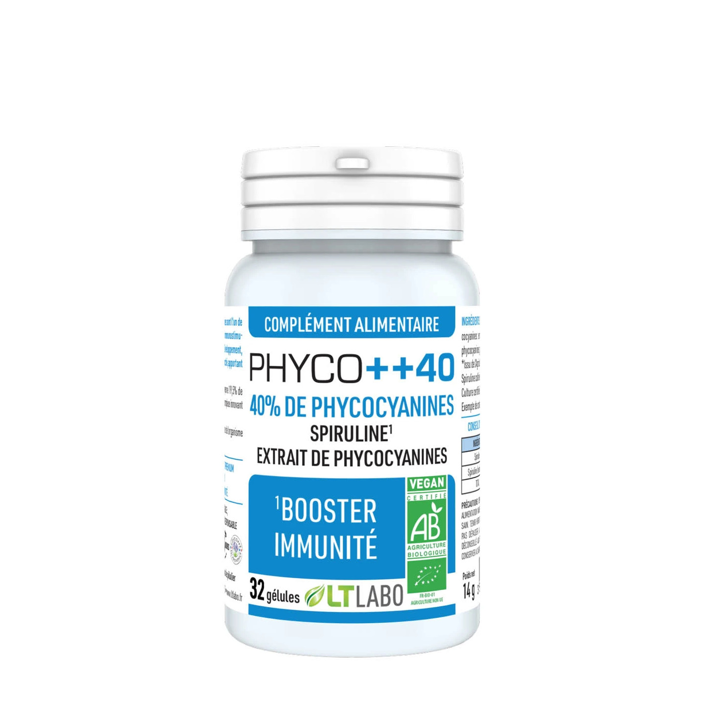 LT Labo Phyco++40 Booster Immunité - 24 gélules