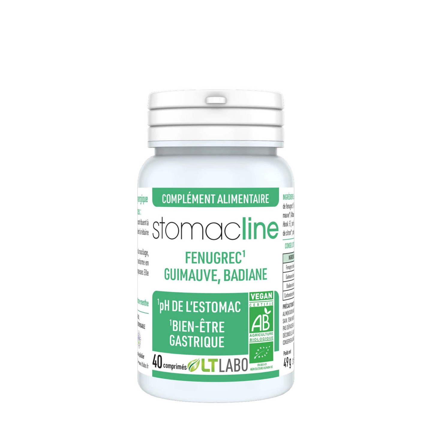 LT Labo Stomacline - 40 comprimés