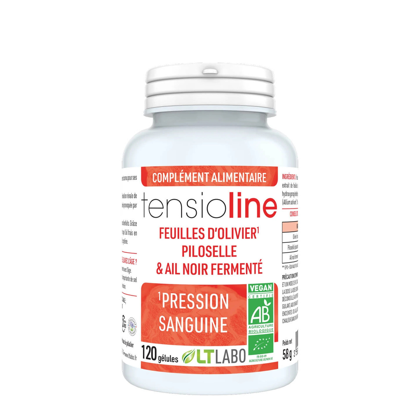 LT Labo Tensioline Bio - 120 gélules