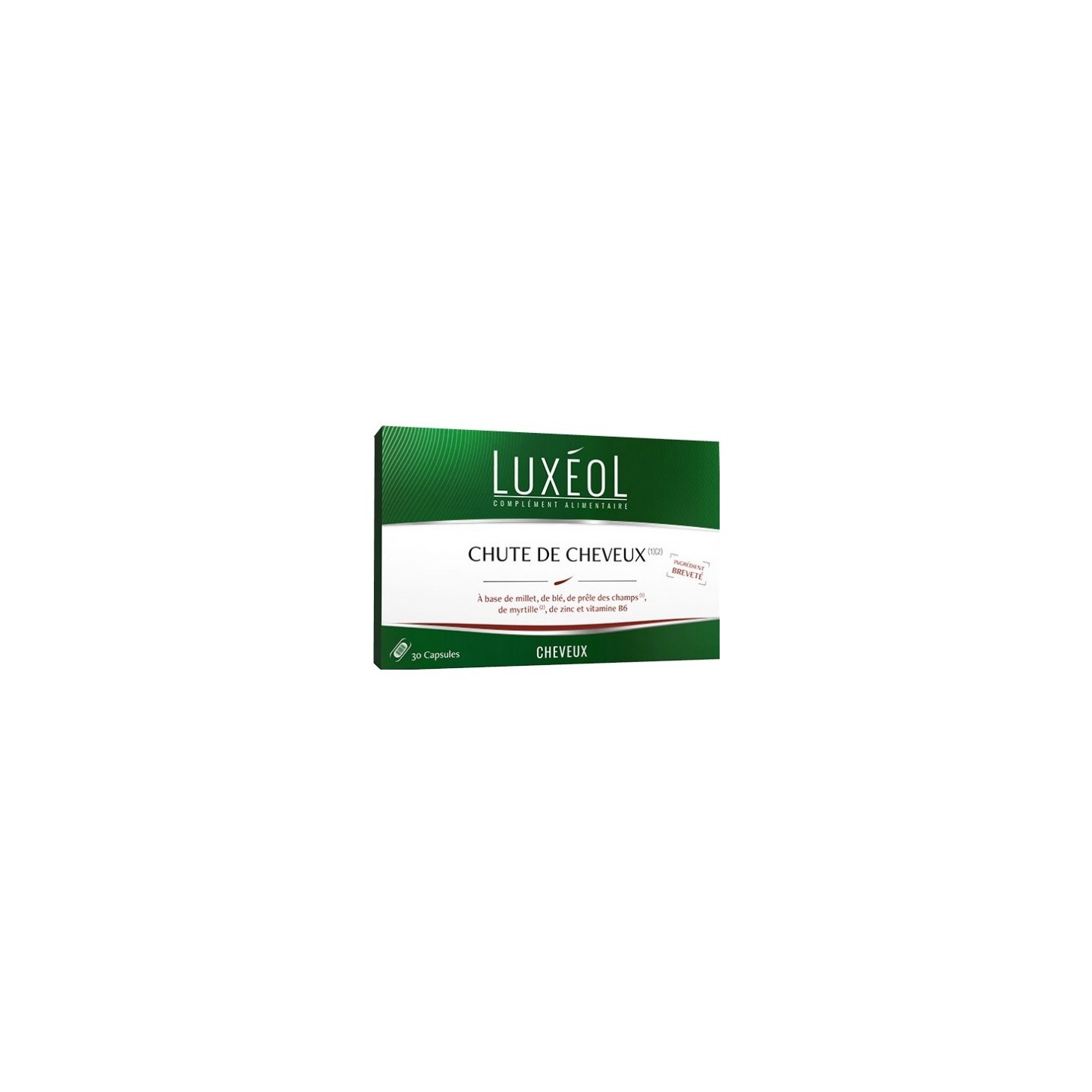 LUXEOL Chute de cheveux 30 capsules