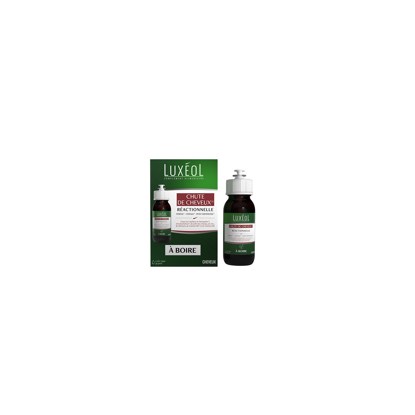 Luxéol Chute de cheveux réactionnelle - 60ml