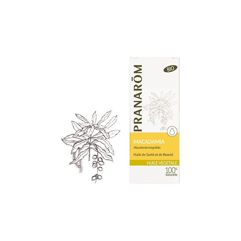MACADAMIA Huile végétale bio Pranarom 50 ml