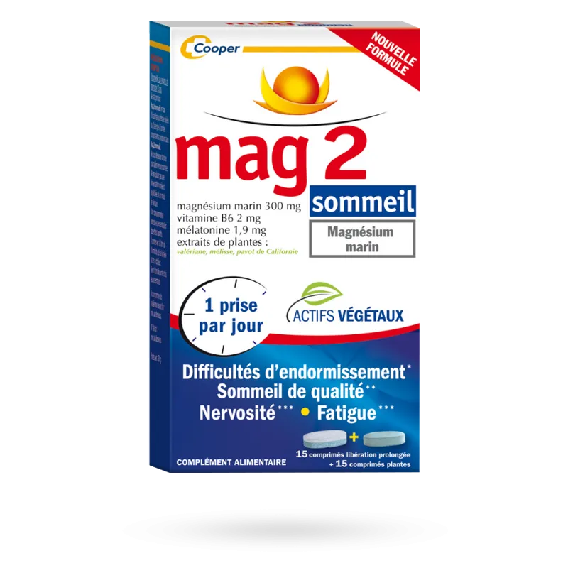 Mag 2 sommeil lib&eacute;ration prolong&eacute;e - 30 comprim&eacute;s