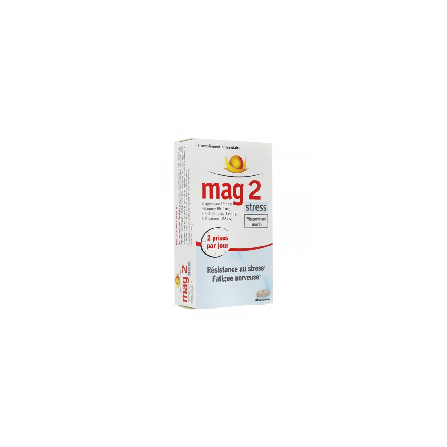 Mag 2 stress magnésium marin 30 comprimés