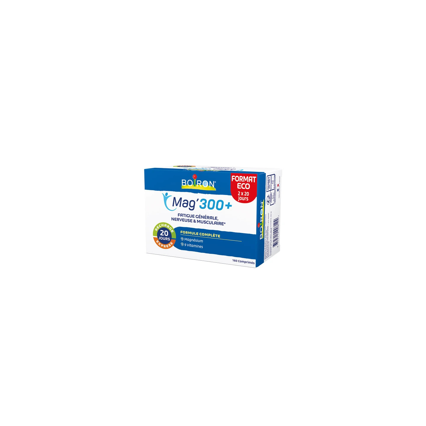 Magnésium 300 + format éco - 160 comprimés de 500mg