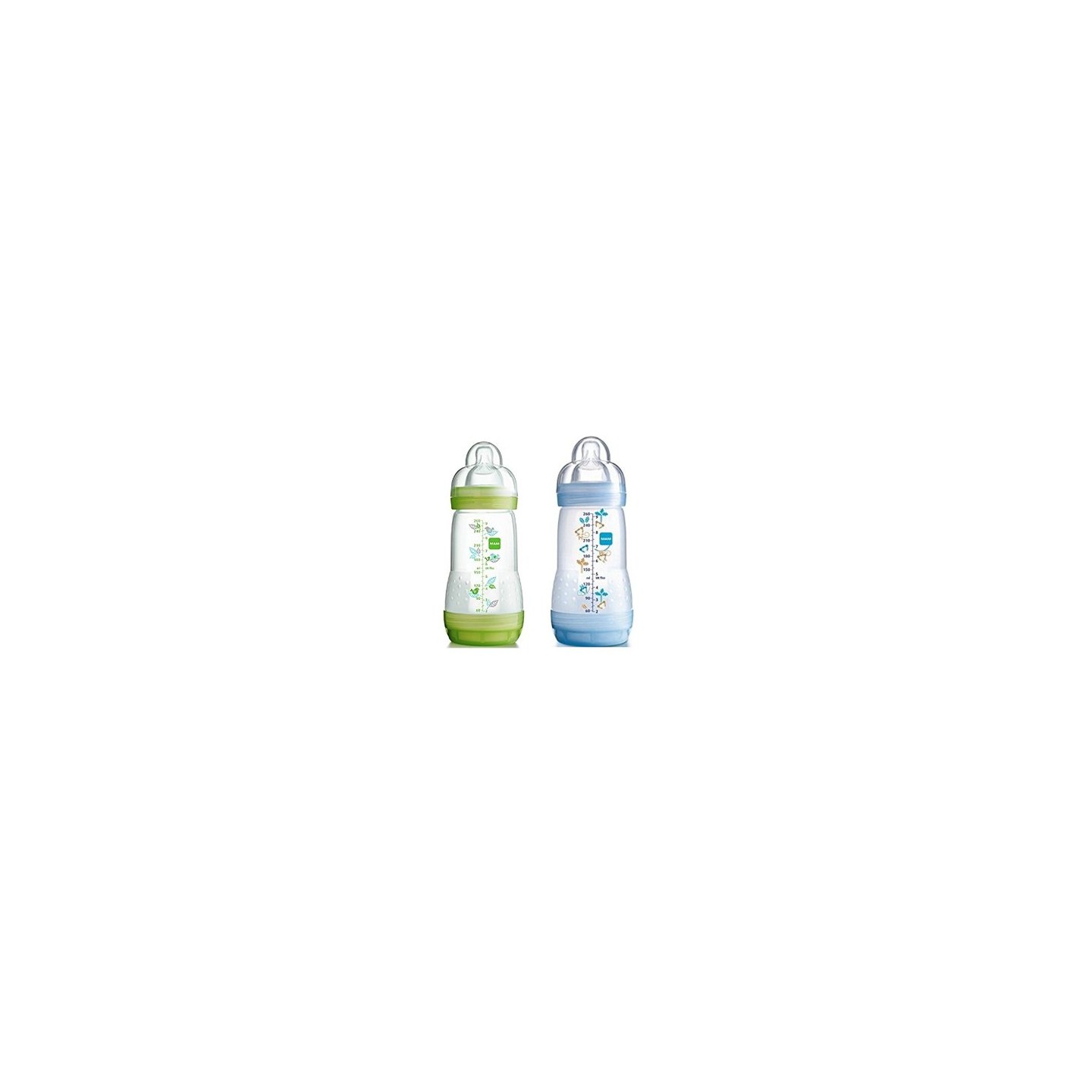 Mam 2 Biberons Easy start Anti-Colique 260 ml 0 Mois et +