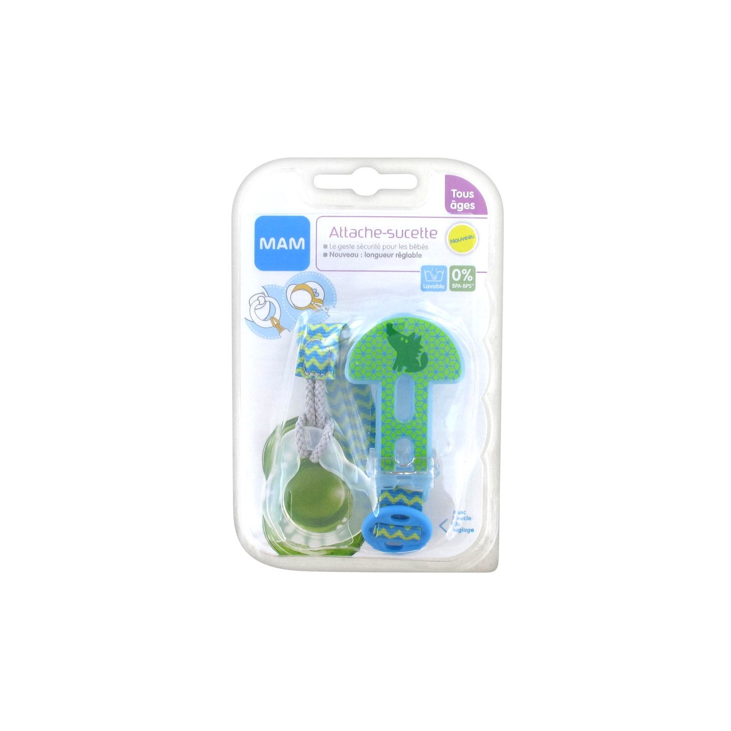 MAM Attache-Sucette Vert