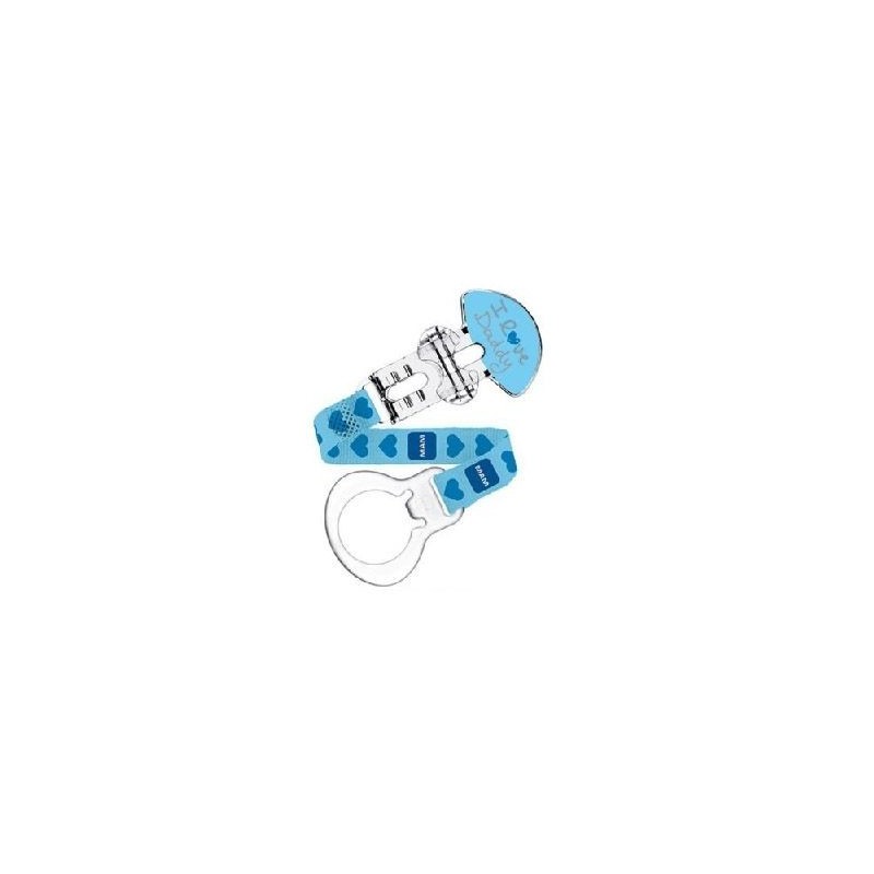 Pharmacie Bastille - Mam attache sucette ruban + clip