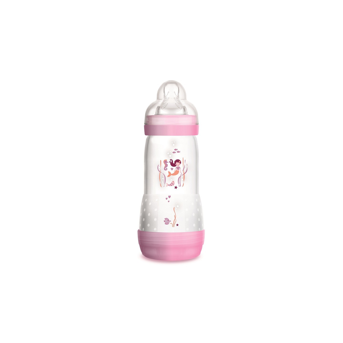 MAM Biberon Easy Start anti-colique Lilas 4+m - Débit 3 - 320ml