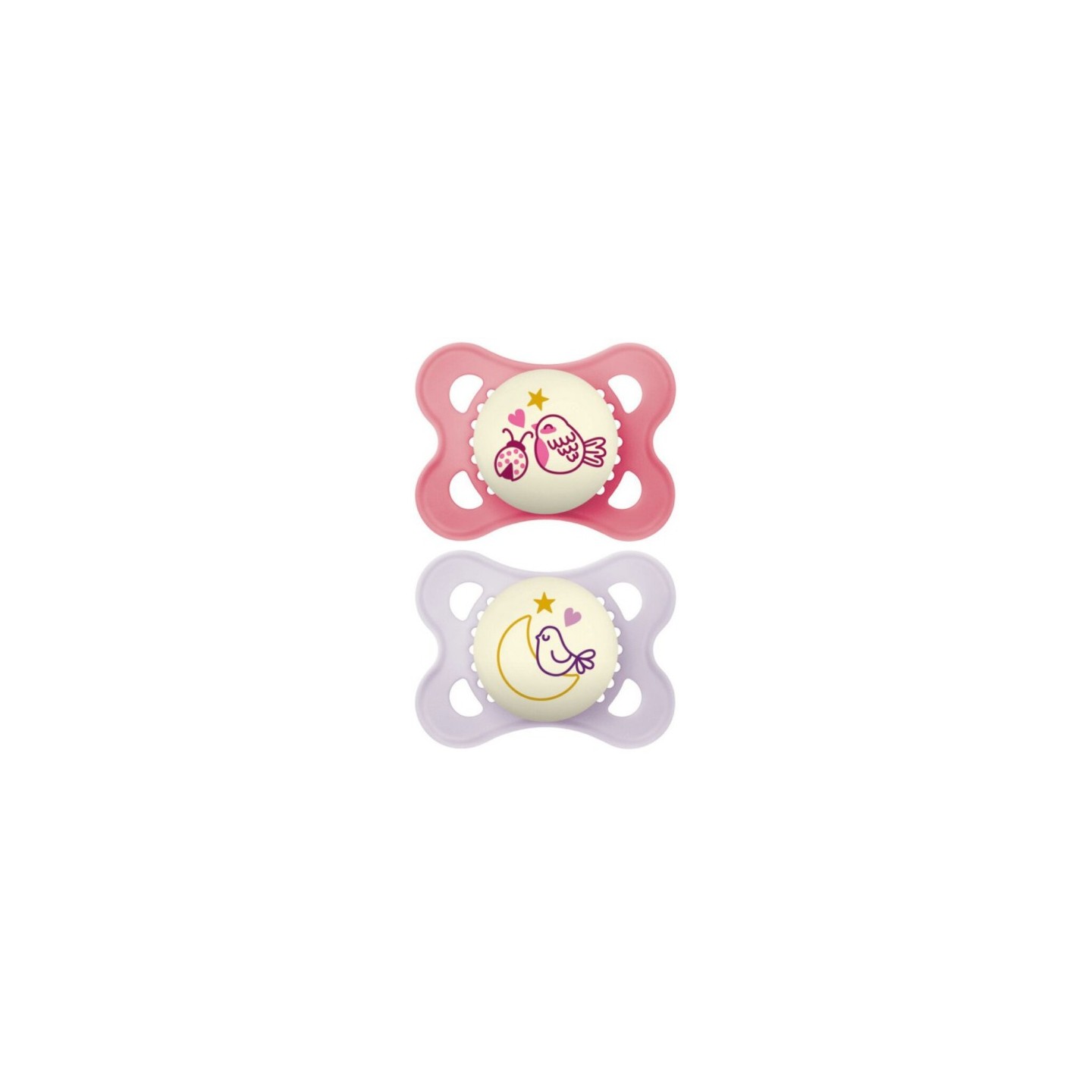 Mam Sucettes Original Nuit 2-6mois x2