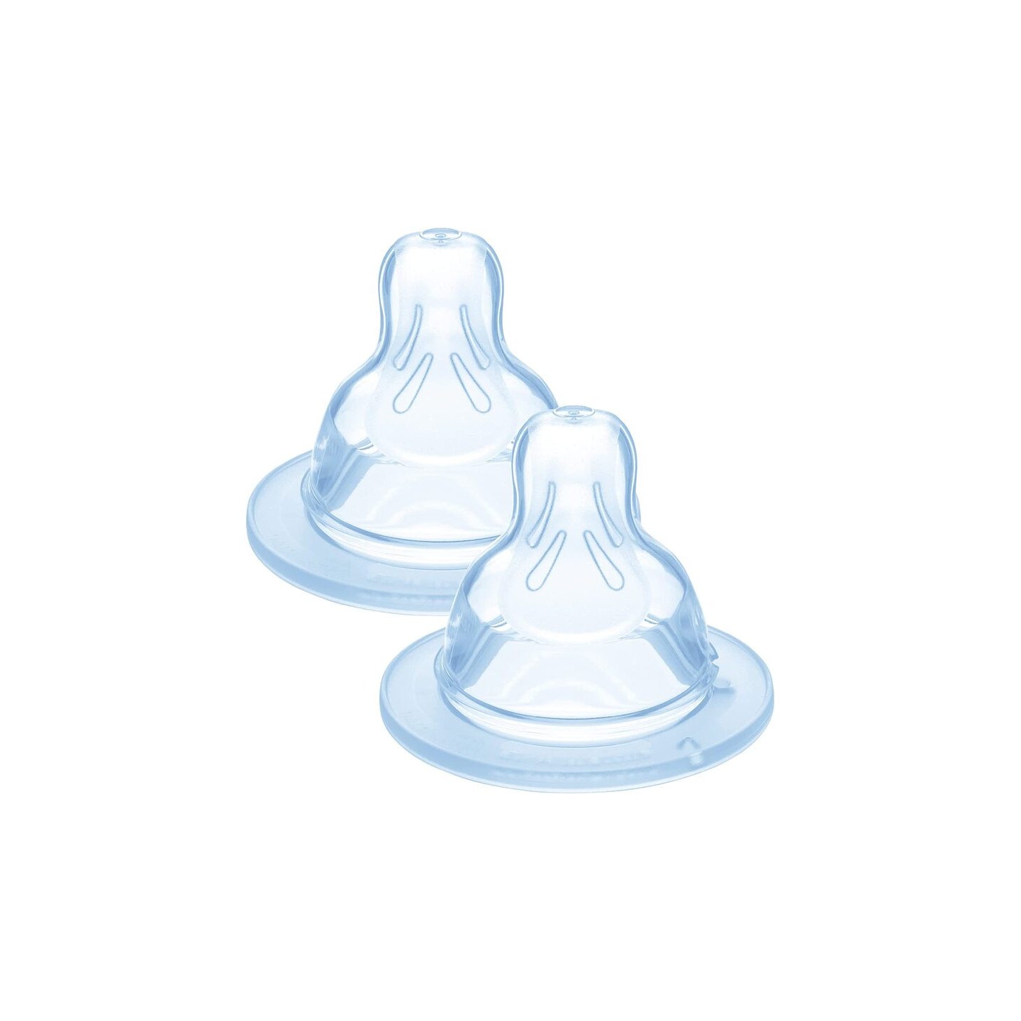 MAM Tétines anatomiques 0+ mois débit 1 lent - Lot de 2