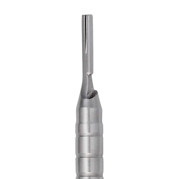 MANCHE POLYVALENT PORTE LAME DE GOUGE ET BISTOURI 14 CM INOX ELOI