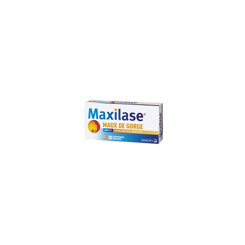 Pharmacie Bastille - Maxilase 3000 30 Comprimés enrobés