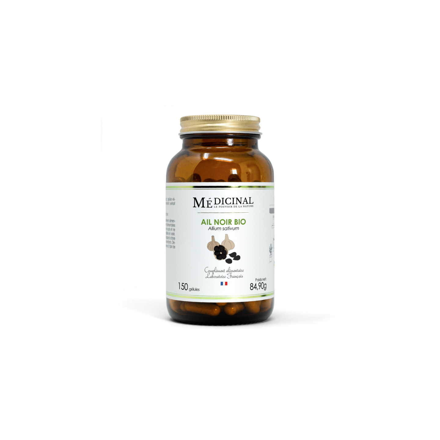 Médiprix Ail Noir Bio - 150 gélules