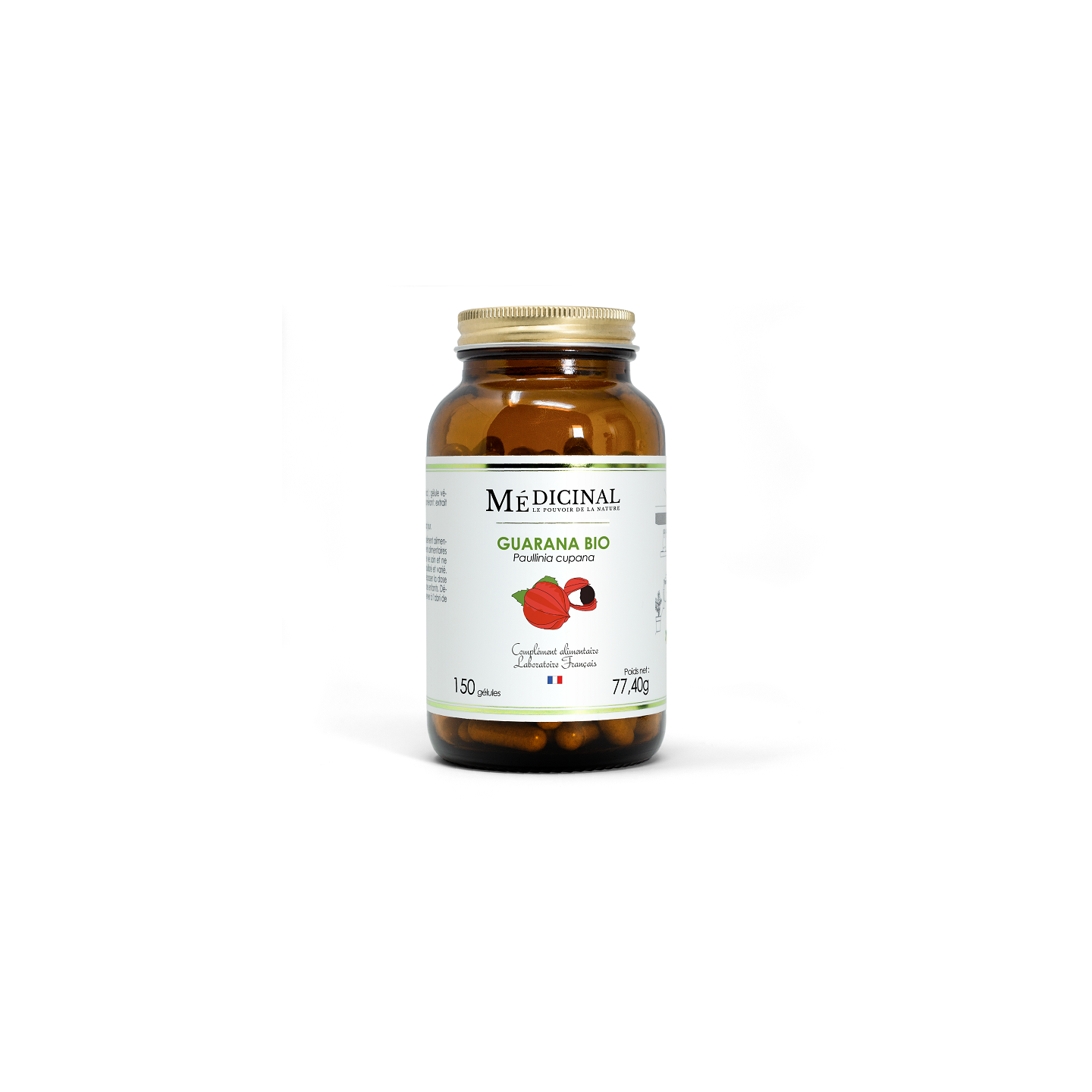 Médiprix Guarana Bio - 150 gélules