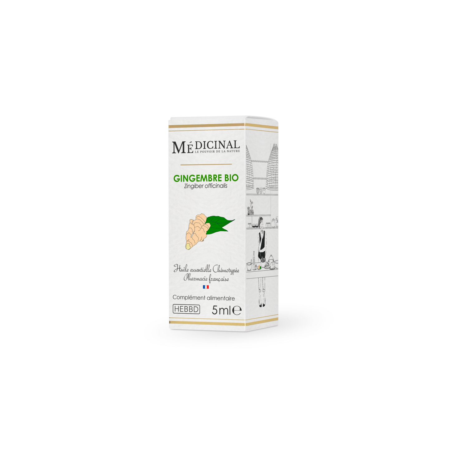 Médiprix Huile essentielle Gingembre Bio - 5ml