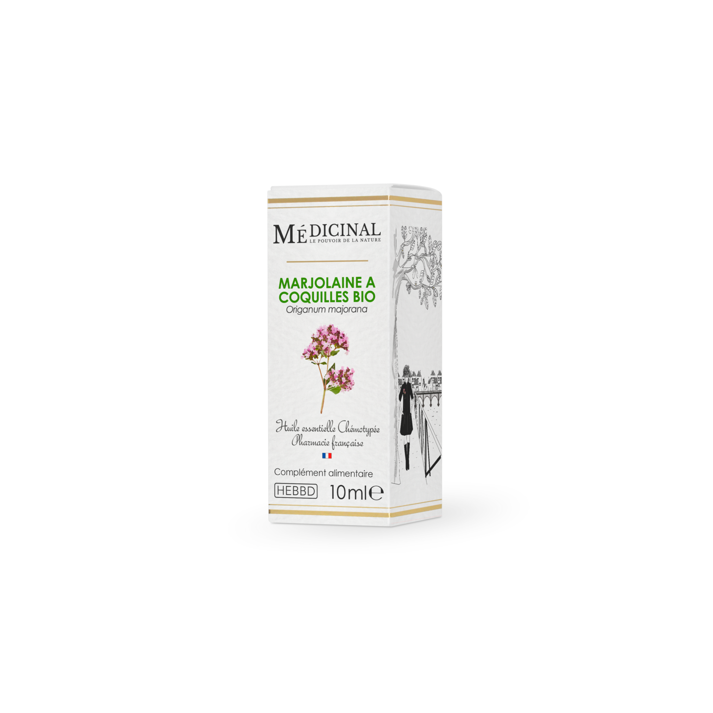 Médiprix Huile essentielle Marjolaine à Coquille Bio - 10ml