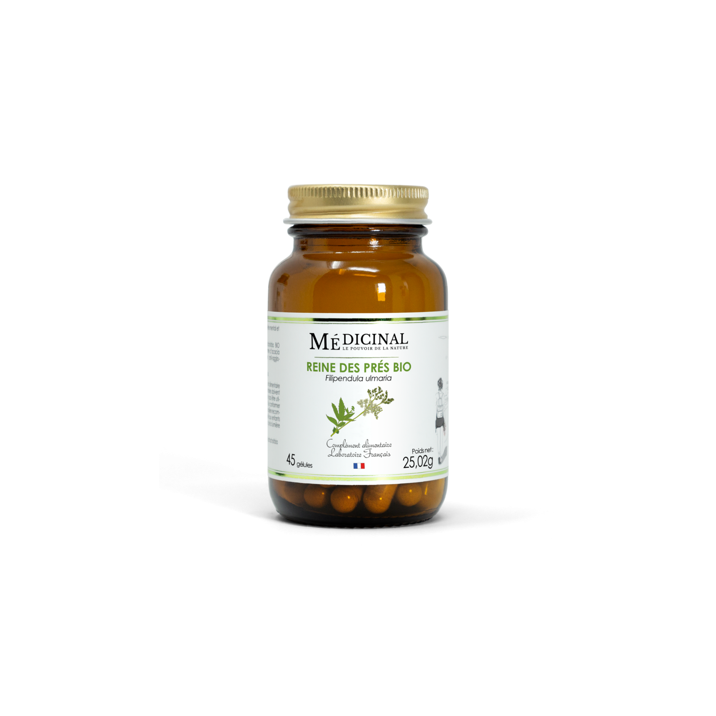 Médiprix Reine des Prés Bio - 45 gélules