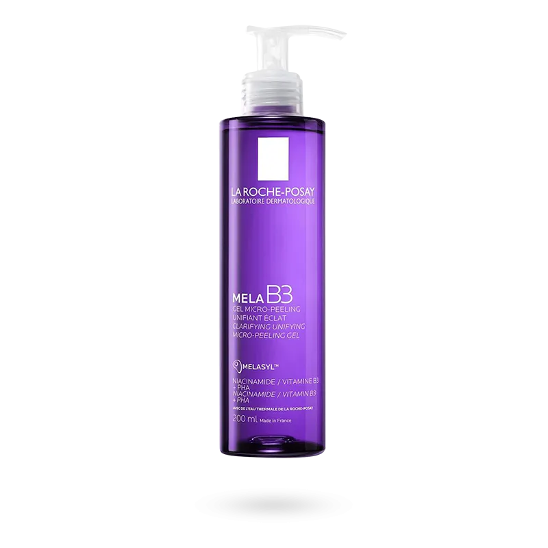 Mela B3 Gel Micro-Peeling unifiant visage La Roche Posay - 200 ml