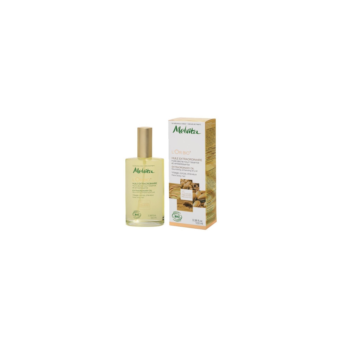MELVITA L'OR BIO HUILE EXTRAORDINAIRE SATINEE 100ML