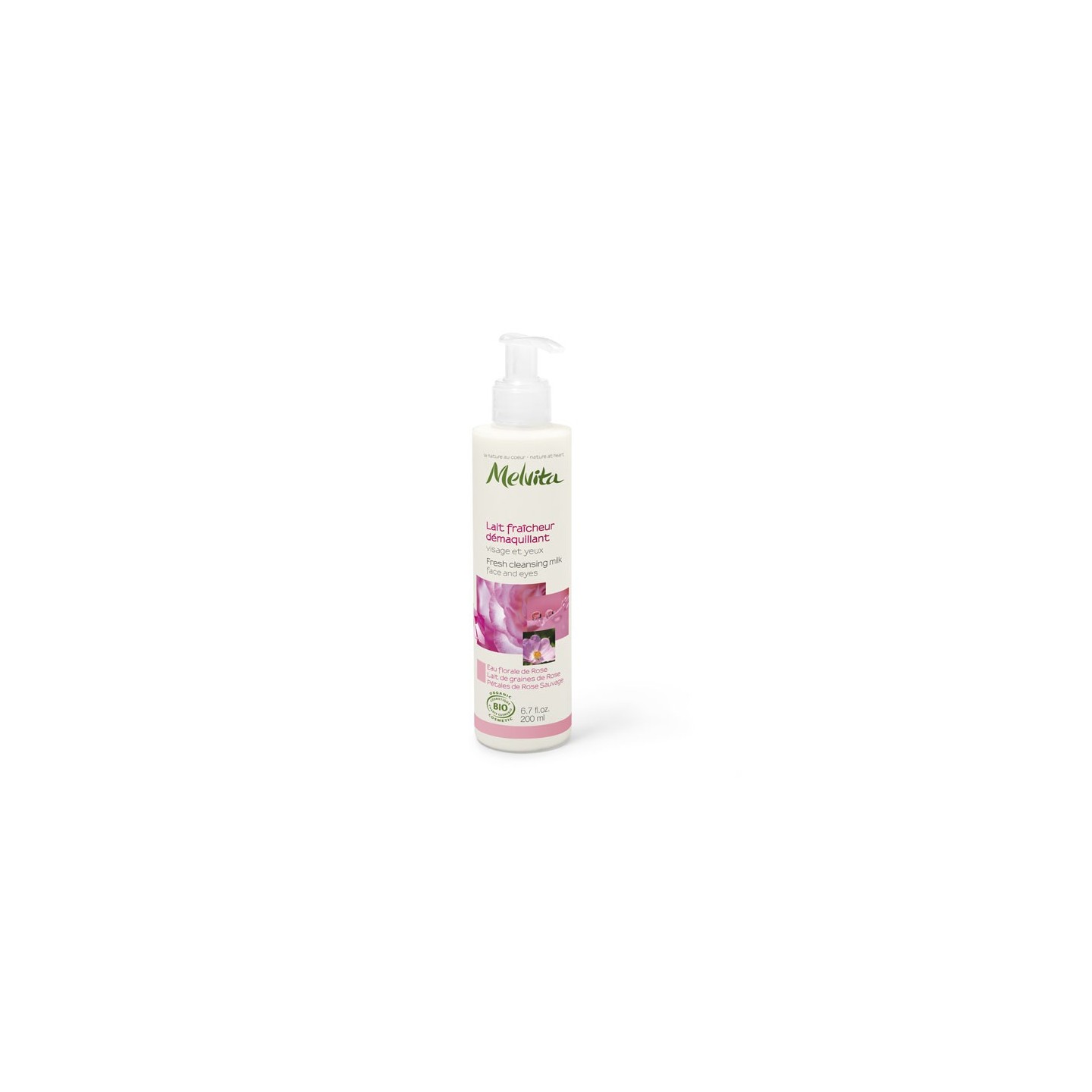 MELVITA NECTAR DE ROSES LAIT DEMAQUILLANT 200ML