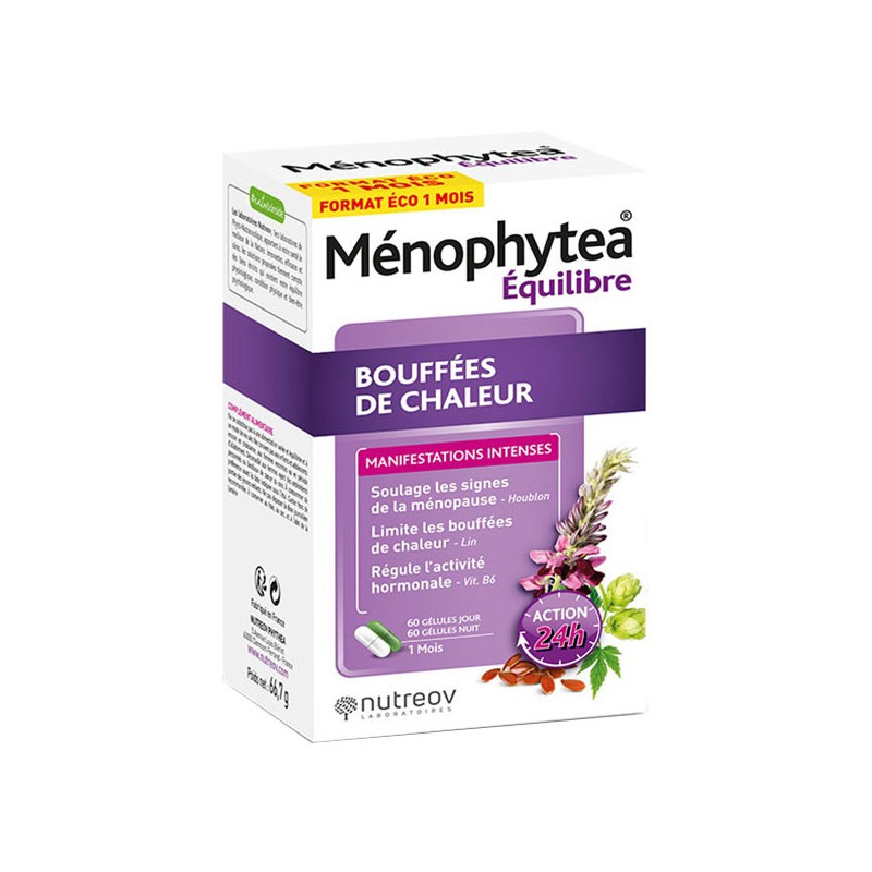Nutreov Ménophytea Equilibre Bouffées de Chaleur 120 Gélules