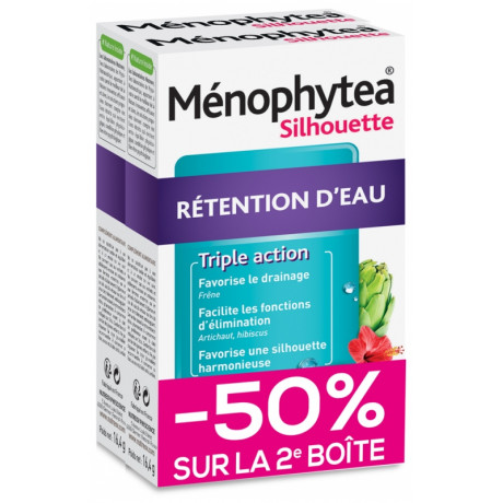 Nutreov Ménophytea Silhouette Rétention d'Eau Lot de 2 x 30 Comprimés