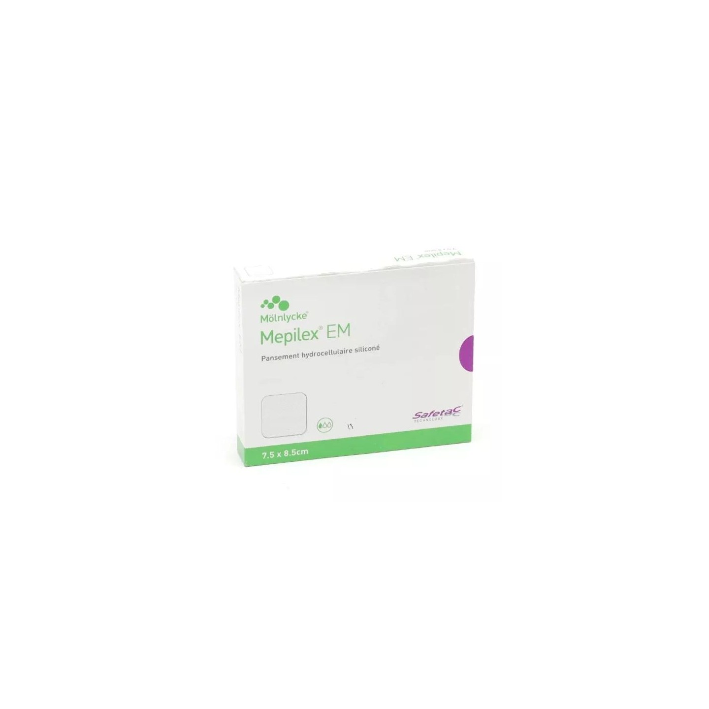 Mepilex EM 7.5 x 8.5cm - 10 unités