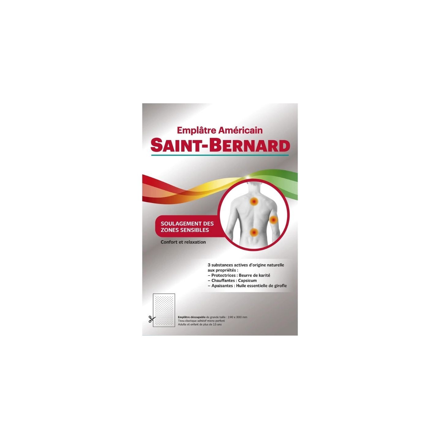 Merck Baume Saint-Bernard Emplâtre Américain - 190x300mm