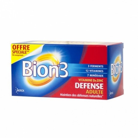 Merck Bion 3 adultes 90 comprimés