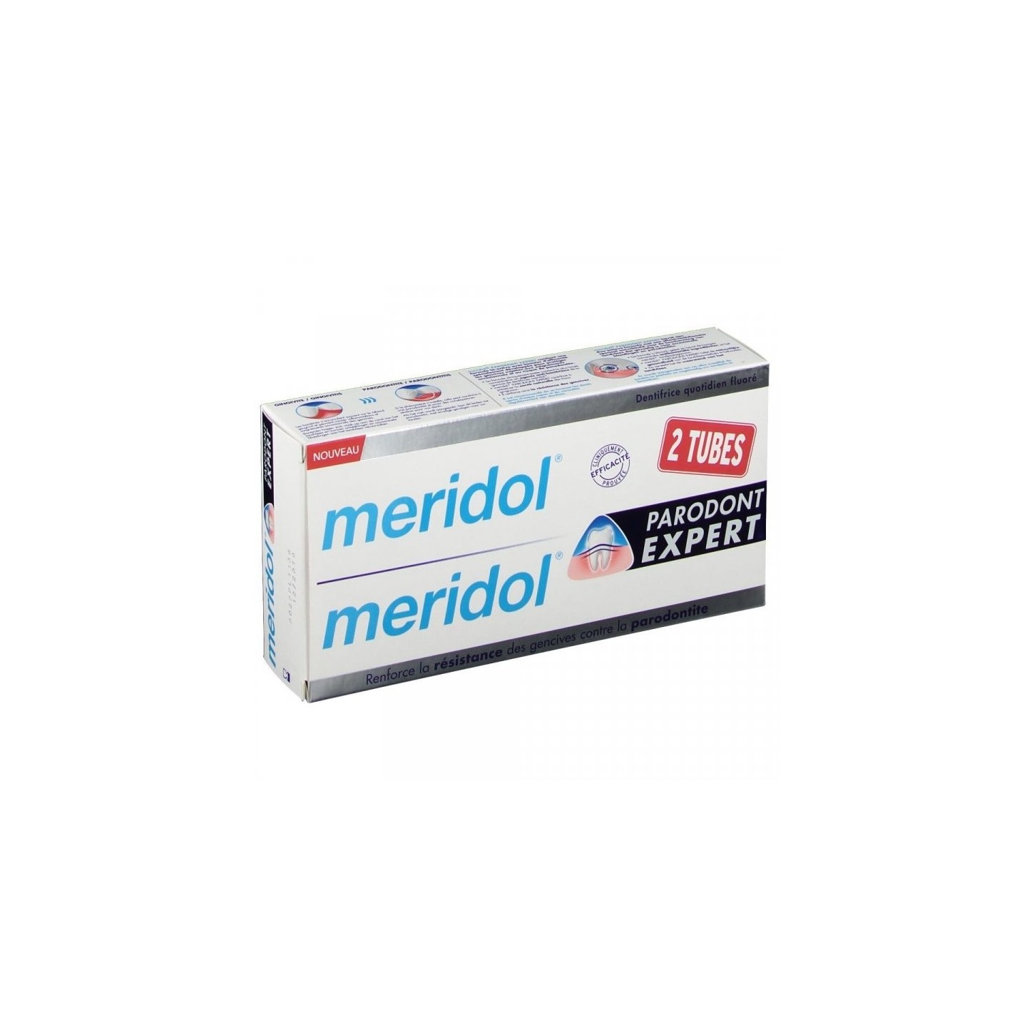 Méridol Parodont Expert Dentifrice - 2 x 75ml