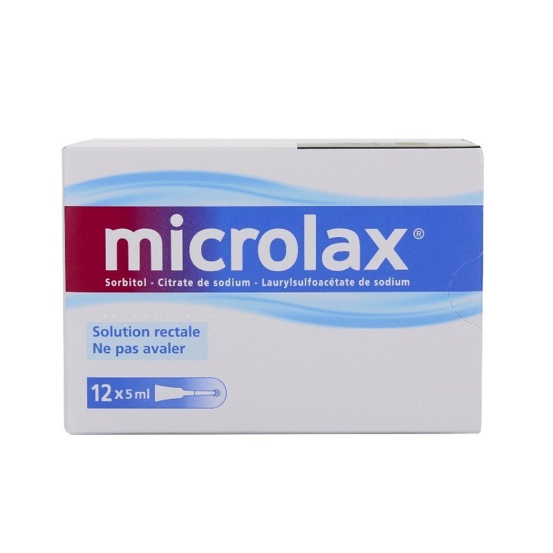 Pharmacie Bastille - Microlax Sorbitol Citrate Et Laurilsulfoacetate De Sodium 12 Récipients Unidoses