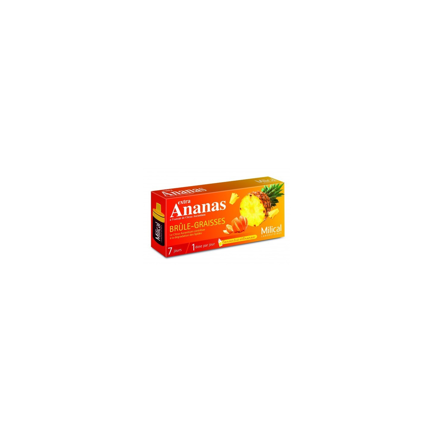 Milical Extra Ananas Brûle-Graisses 7 Doses