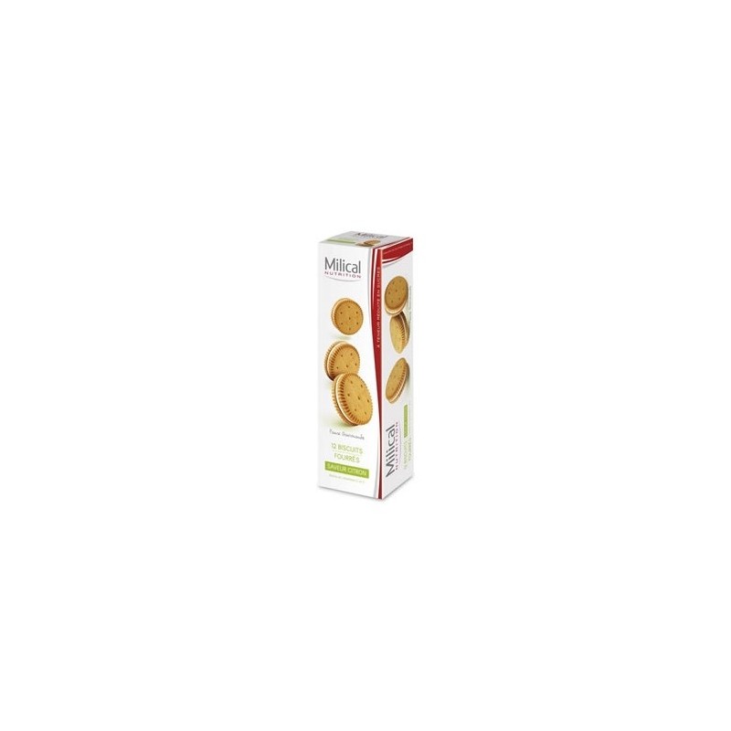 Pharmacie Bastille - Milical nutrition saveur citron 12 biscuits
