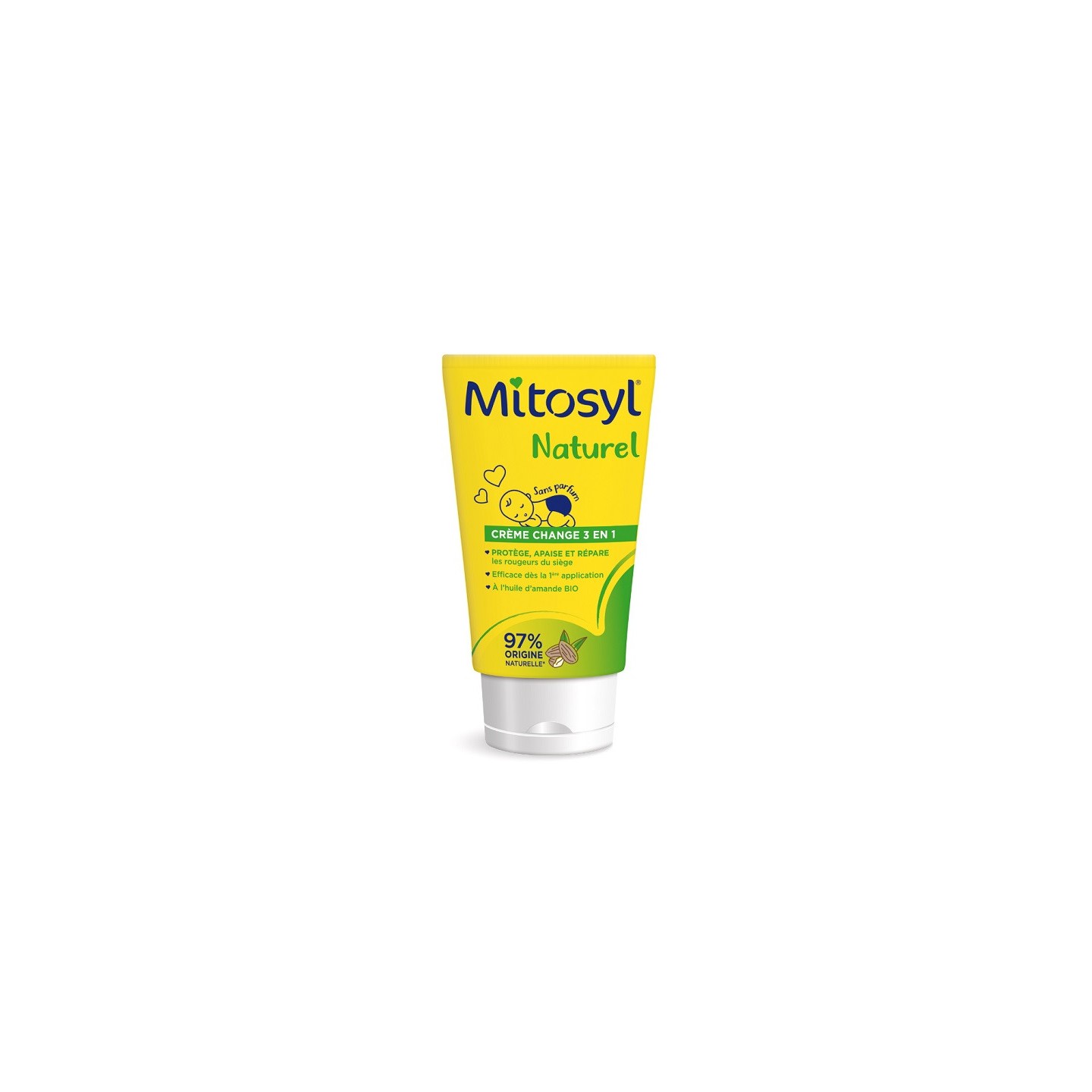 Mitosyl Naturel Crème change bébé 3 en 1 - 70g