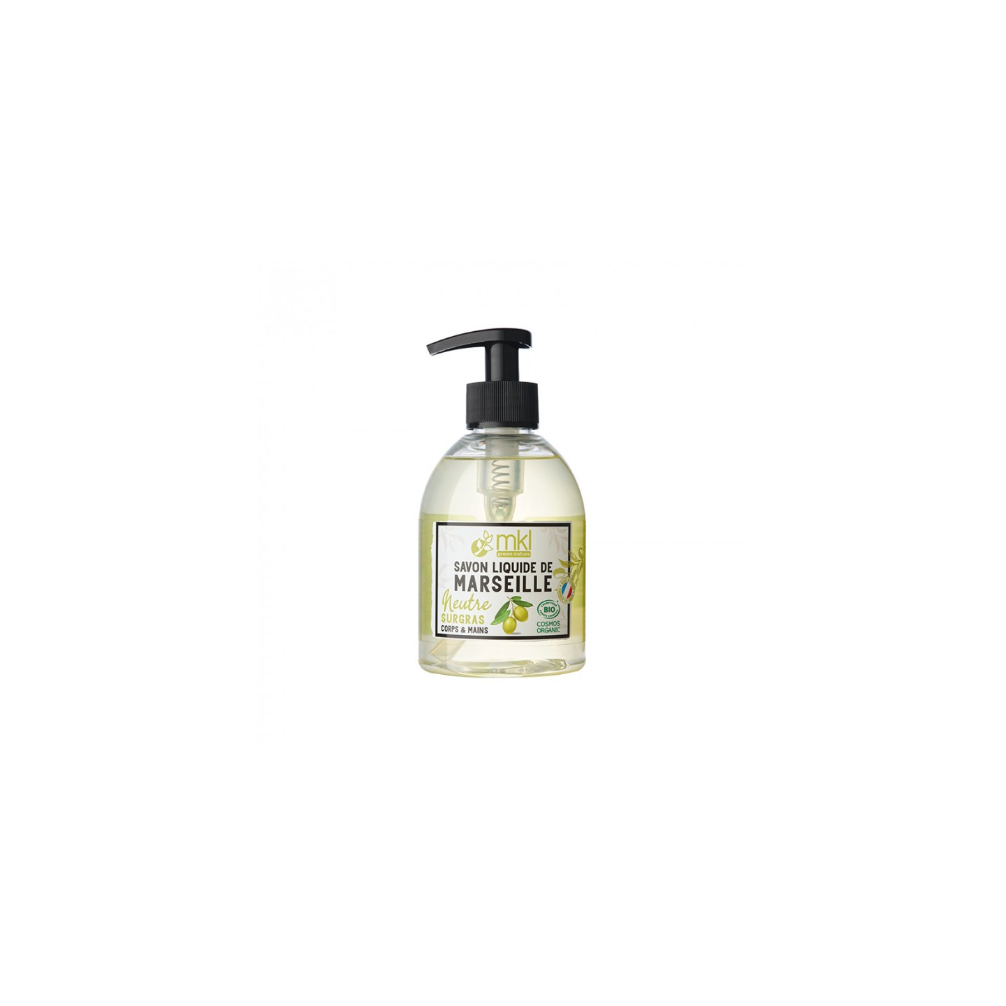 MKL Savon de Marseille surgras Neutre certifié Bio - 300ml