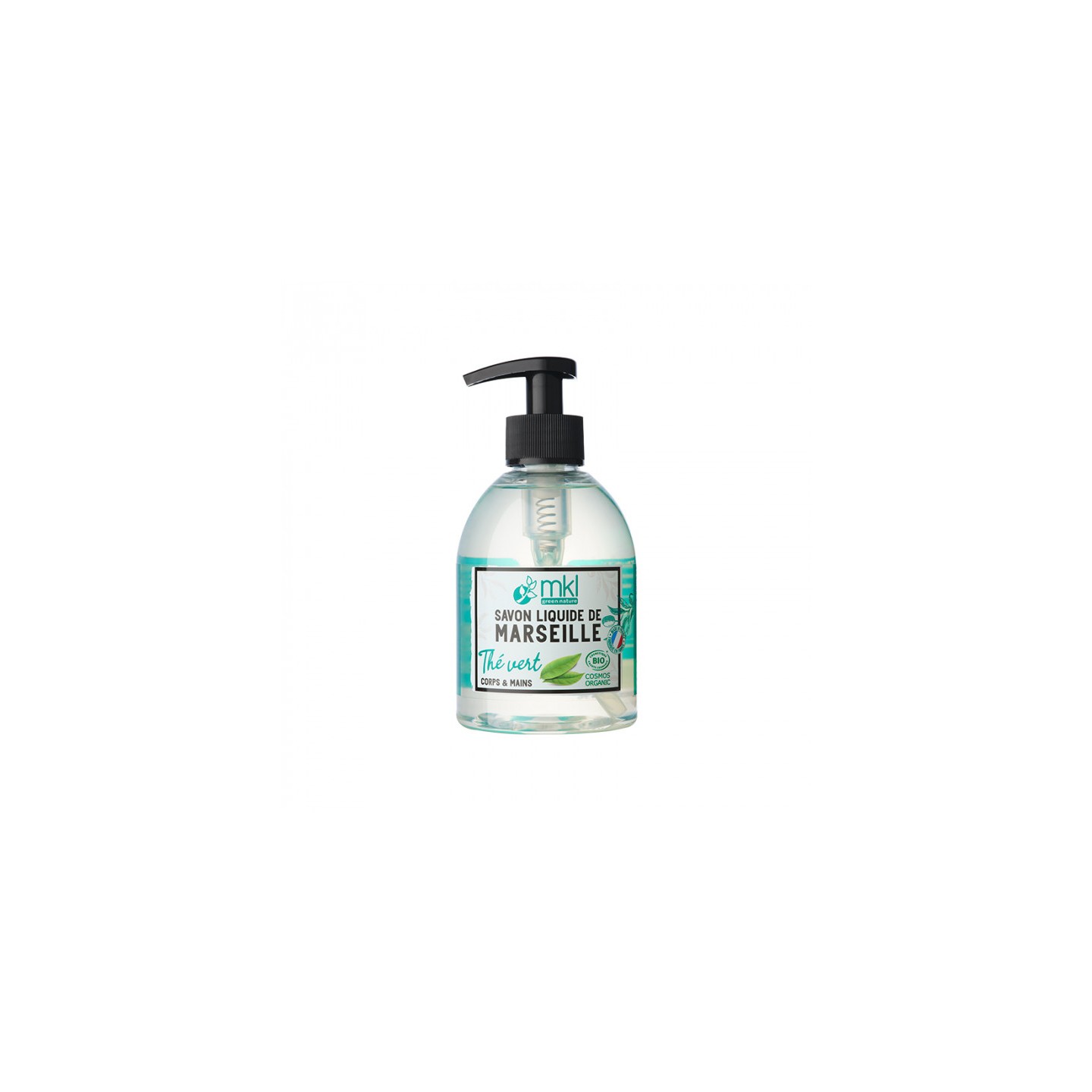 MKL Savon de Marseille surgras Thé vert certifié Bio - 300ml