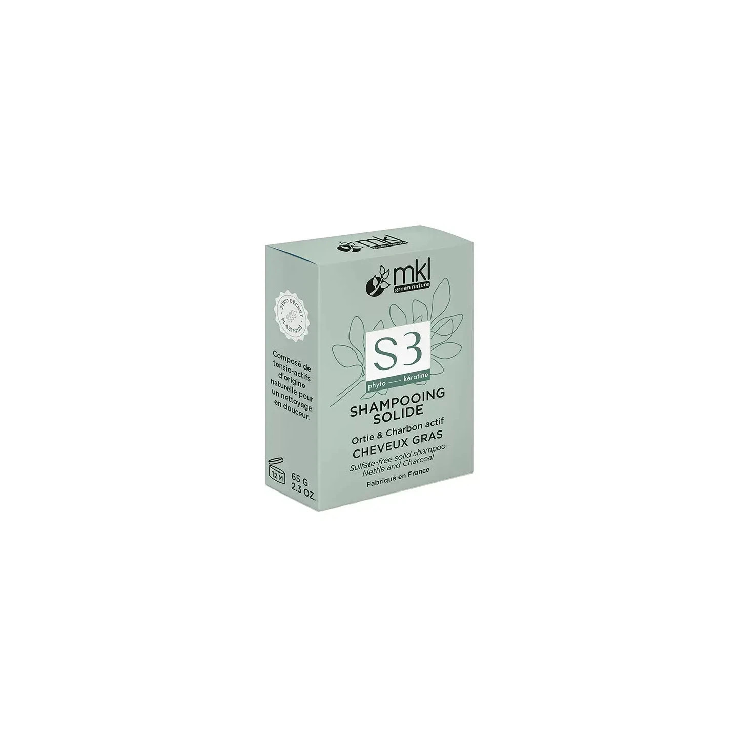MKL Shampooing solide cheveux gras - 65g