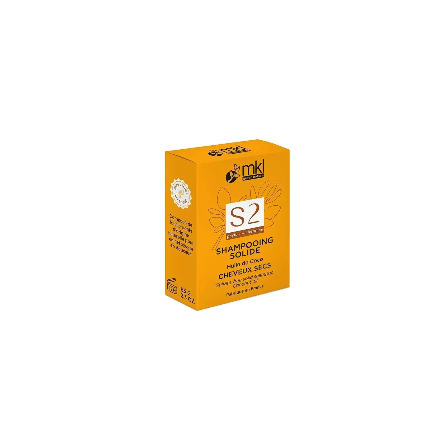 MKL Shampooing solide cheveux secs - 65g