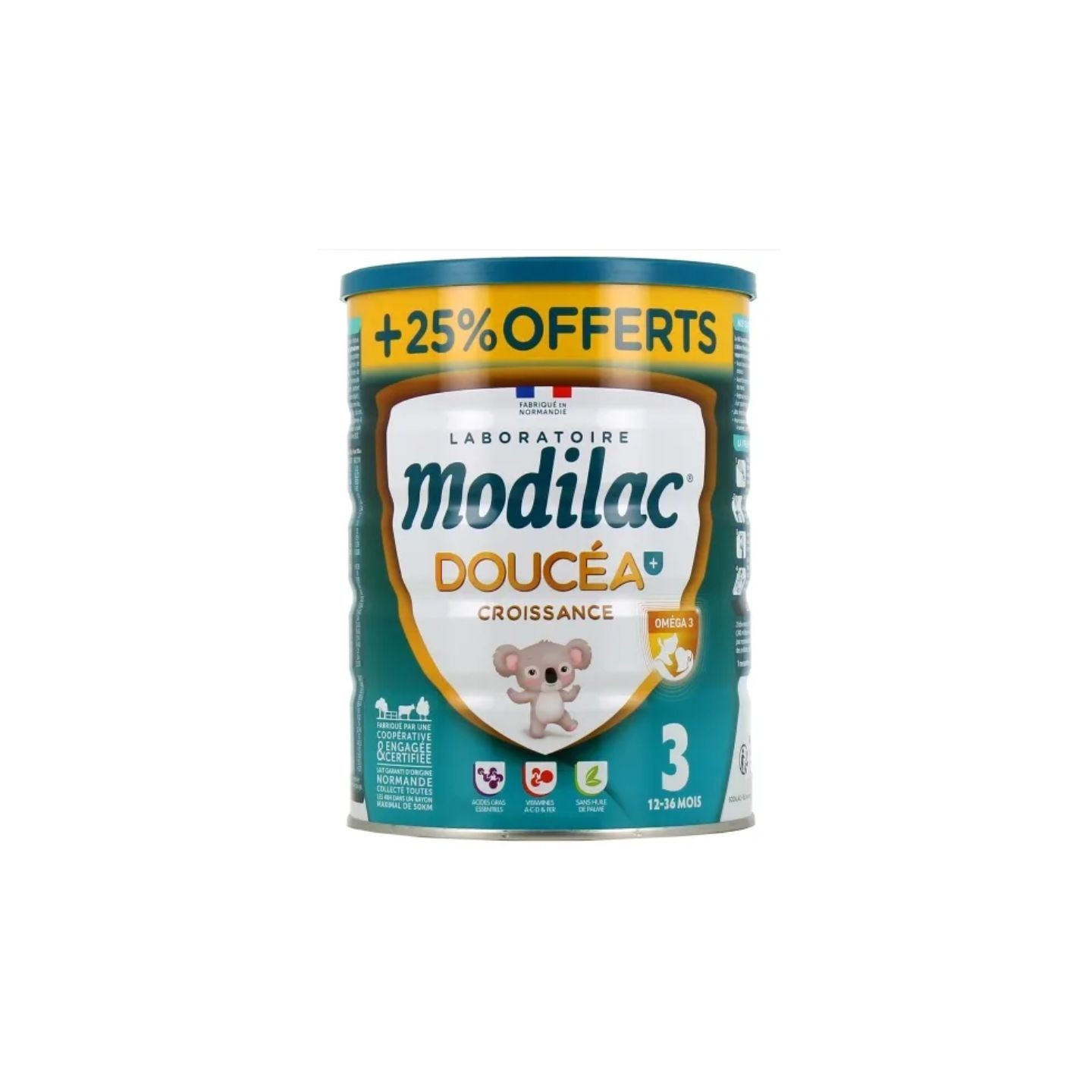 Modilac Doucéa 3 Lait de croissance 12 à 36 mois - 800g + 25% Offerts