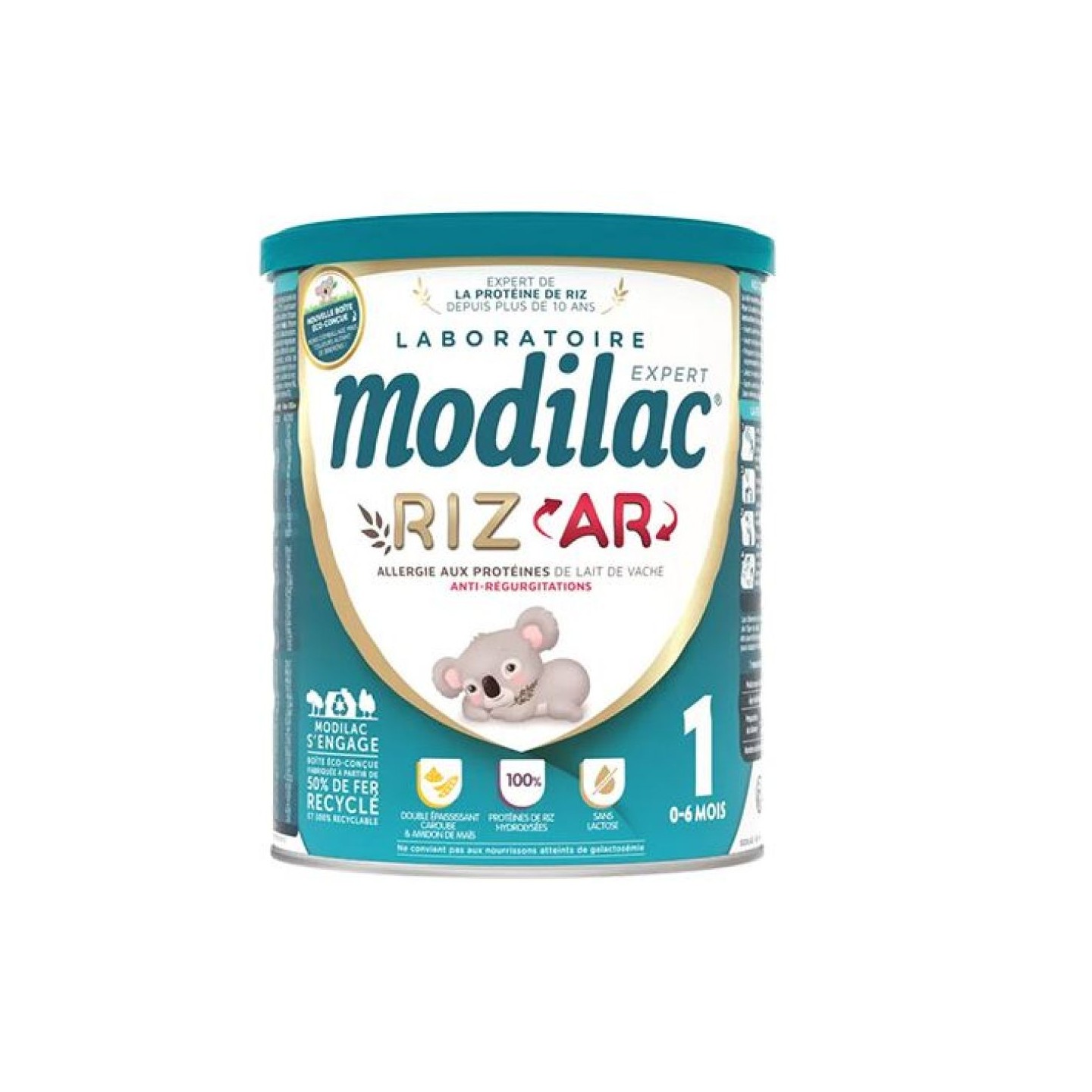 Modilac Expert Riz AR lait 1er âge - 800g