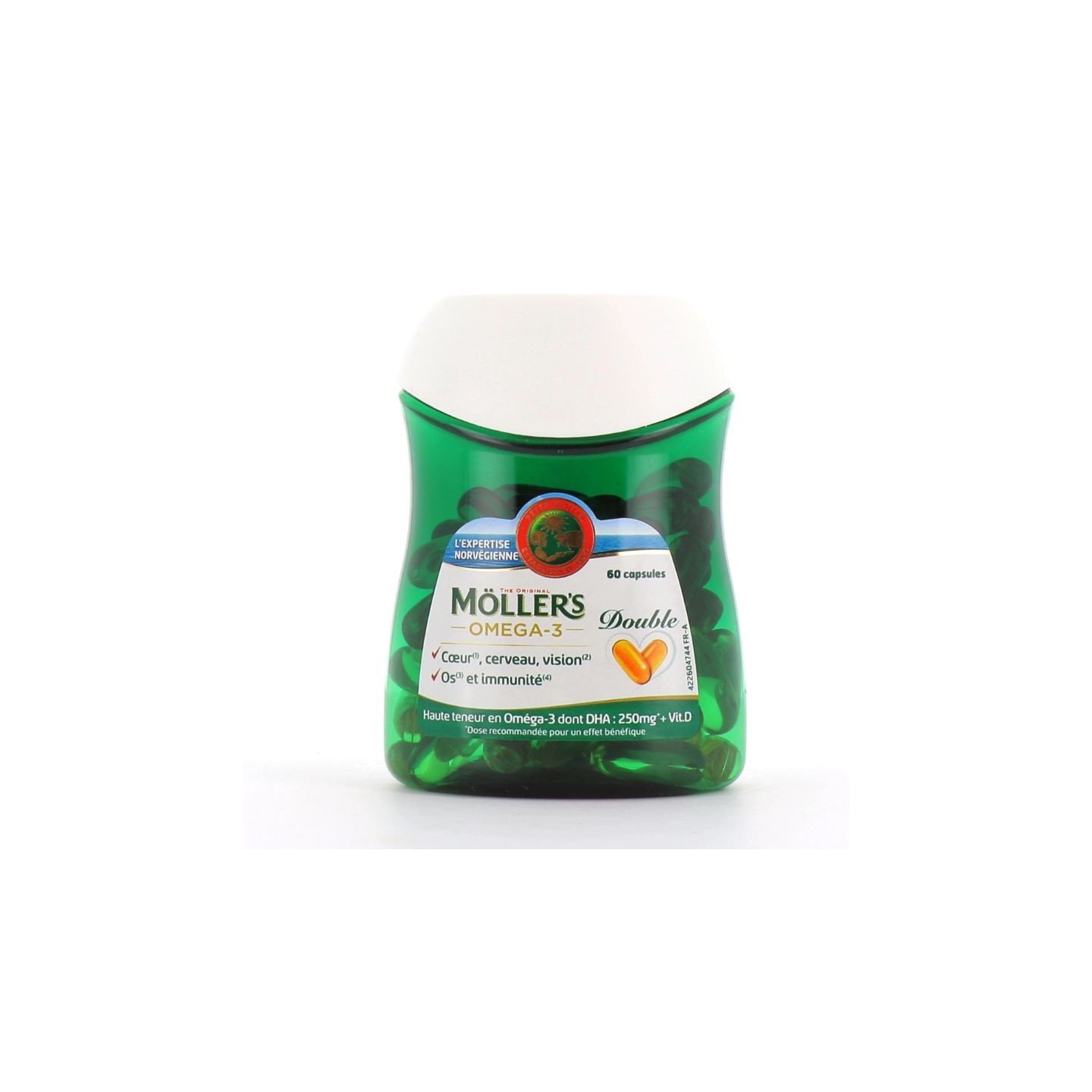 Möller's Omega-3 Double - 60 capsules