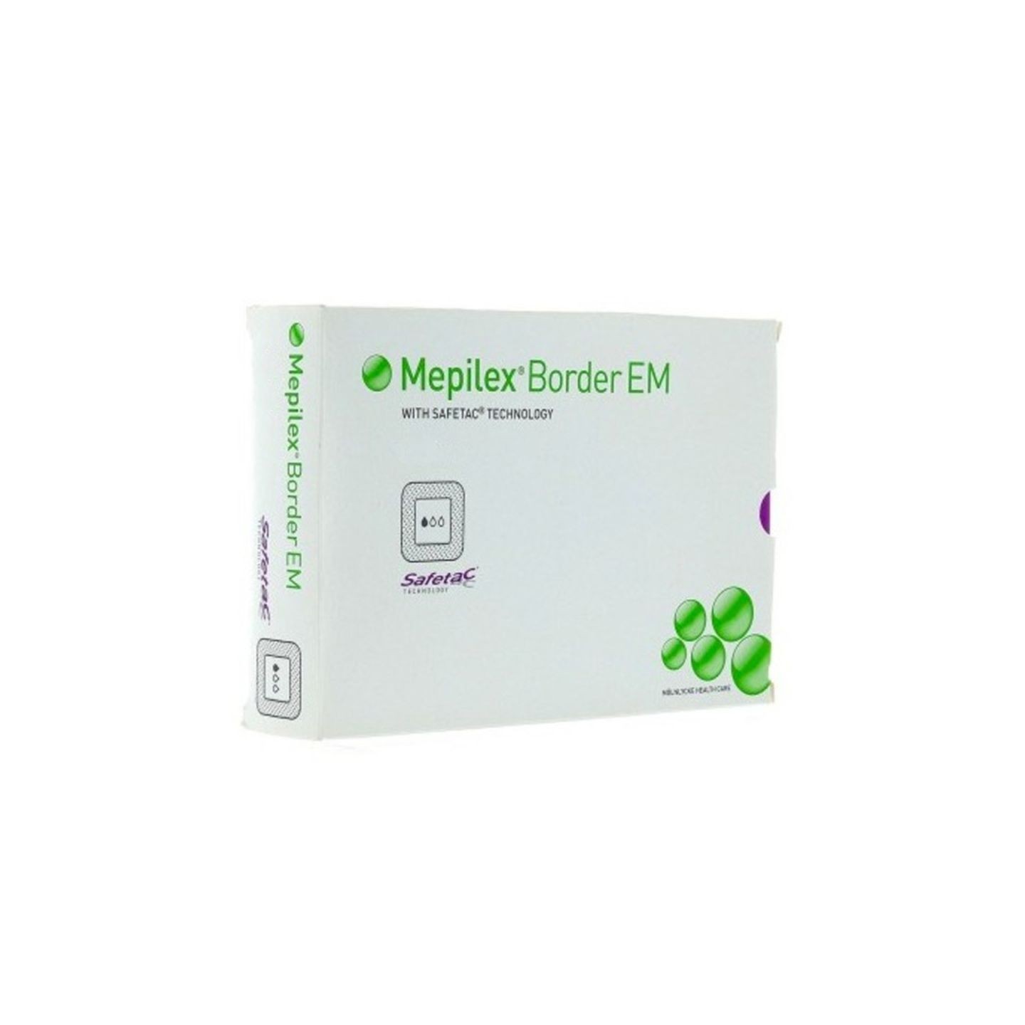Mölnlycke Mepilex Border Flex EM Pansement hydrocellulaire 9 × 15 cm - 10 unités
