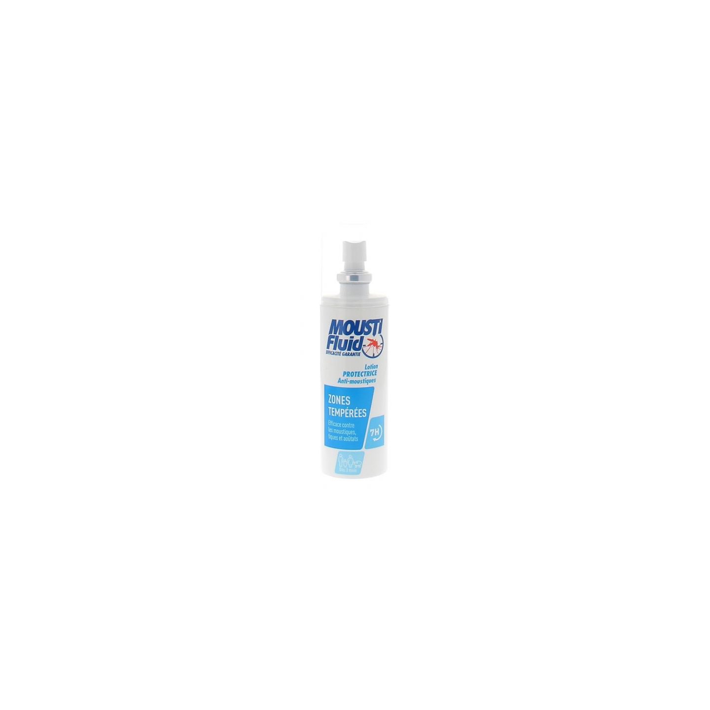 Moustifluid Lotion protectrice anti-moustiques zones tempérées - 100ml
