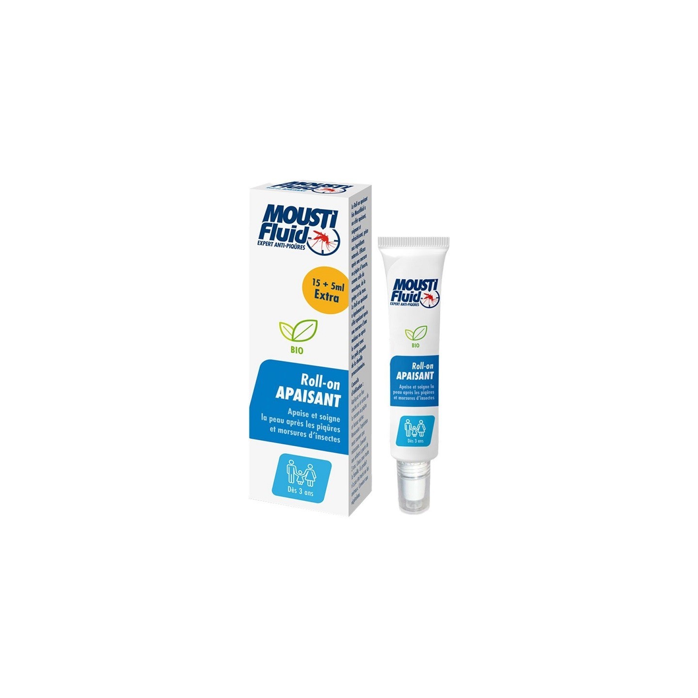 Moustifluid Roll-on apaisant Bio - 20ml