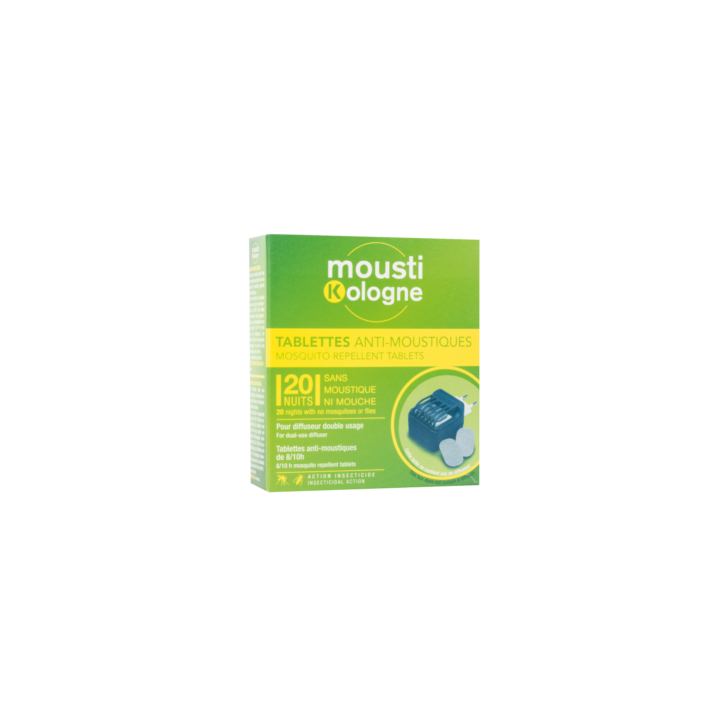 Moustikologne Tablettes Anti-Moustiques x20