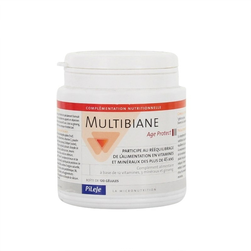 Pharmacie Bastille - Pileje Multibiane âge protect 120 gélules