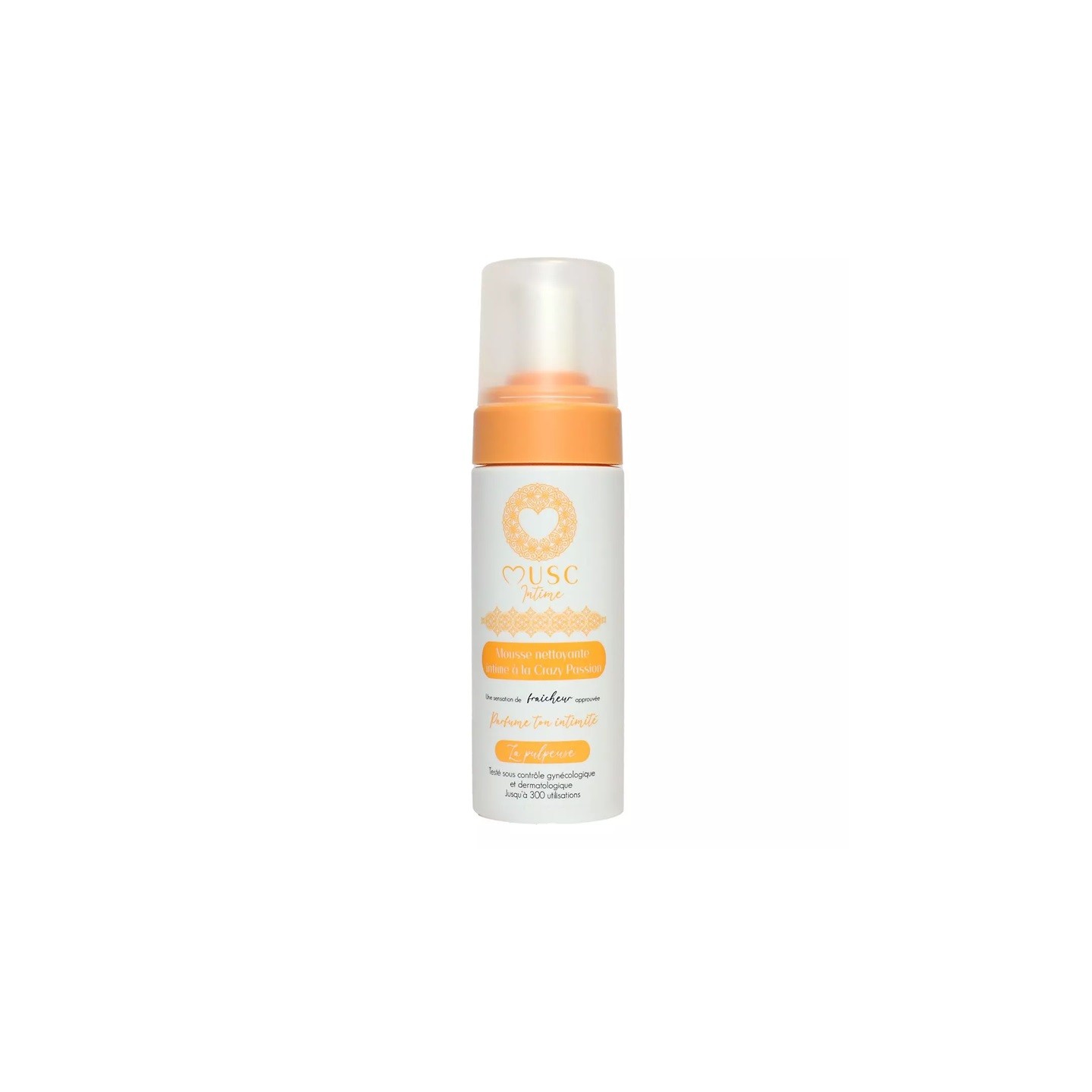 Musc Intime Mousse nettoyante intime Crazy Passion - 150ml