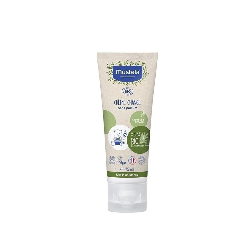 Pharmacie Bastille - Mustela crème change certifiée bio 75ml