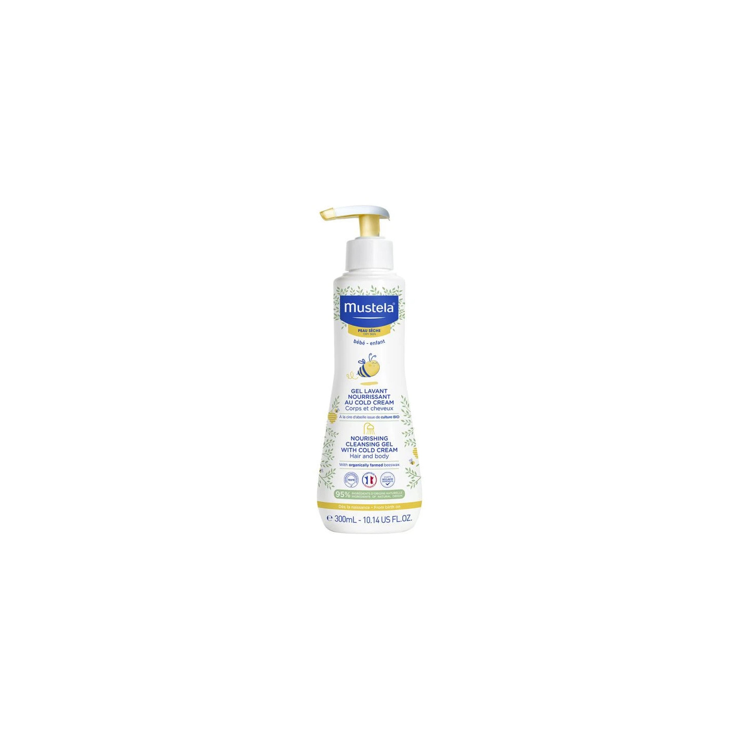 Mustela Gel Lavant nourrissant au cold cream - 300ml